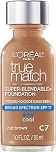 L'Oreal true match super blend foundation C7 nut brown