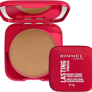 Rimmel London Lasting Finish Buildable Powder Foundation 010 Latte