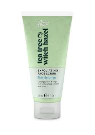 BOOT TEA TREE WITCH HAZEL EXFOLIATING FACE SCRUB