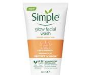 SIMPLE GLOW FACIAL WASH SMOOTH RADIANT SCREEN