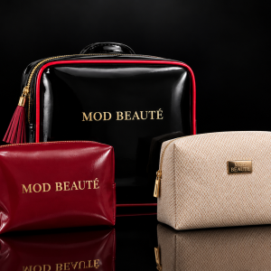 MOD BEAUTE` PATTENT LEATHER BAG SET