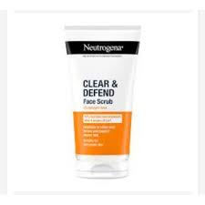 NEUTROGENA CLEAR AND DEFEND FACE SCRUB